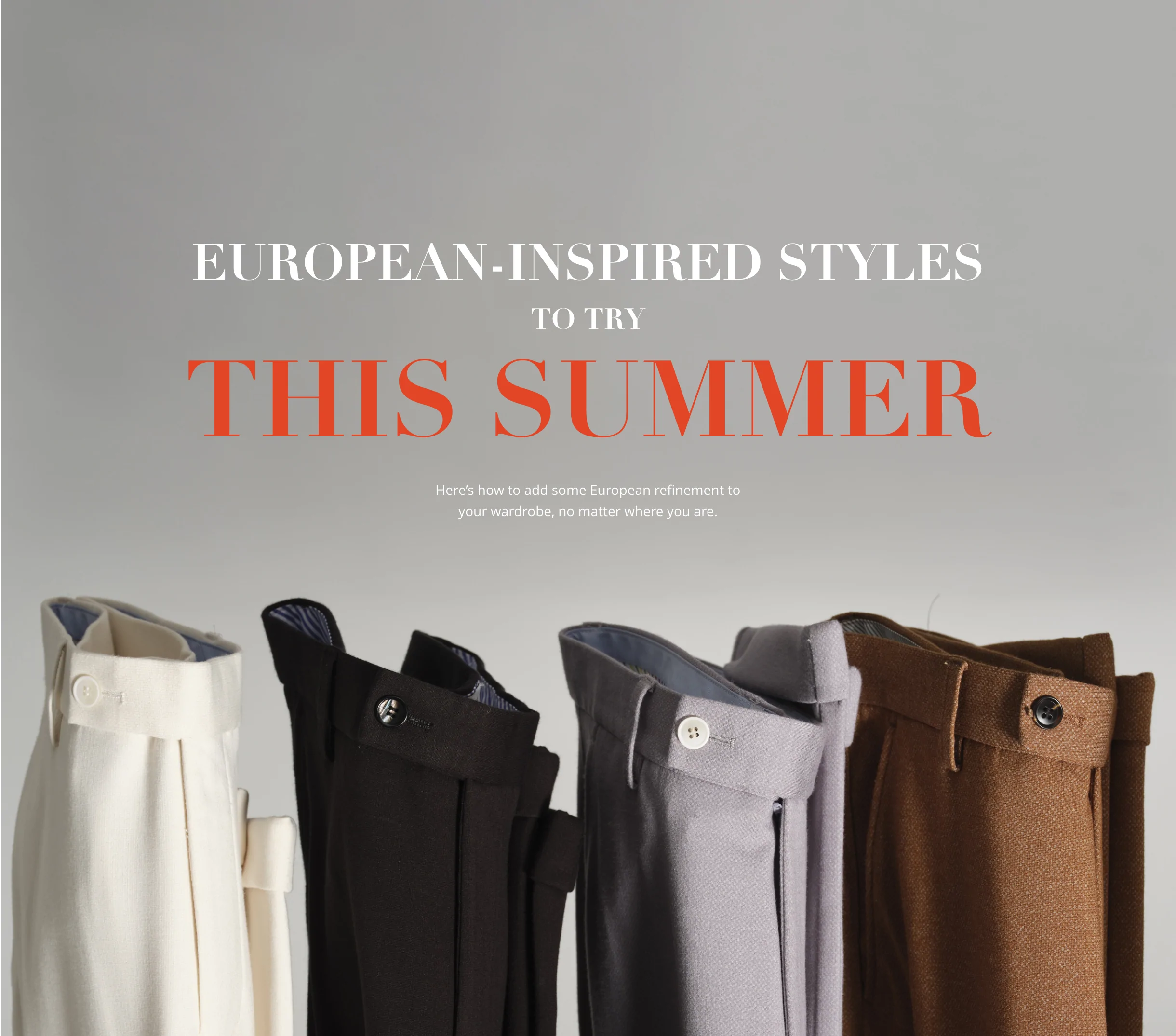 European-Inspired Styles to try This Summer